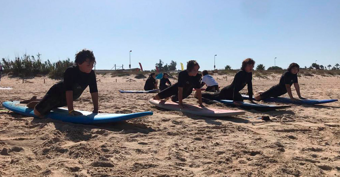 SEMANA BLANCA SURFCAMP PALMAR DE VEJER CÁDIZ 2021 ANDALUSCAMP